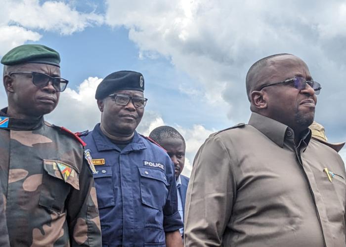 Le VPM de l'intérieur Jacquemin Shabani à Beni dans une mission d'itinérance
